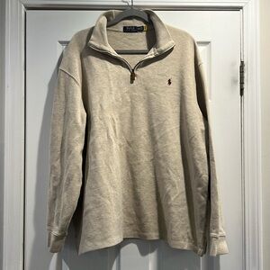 Polo fancy half zip sweater, Sz XXL